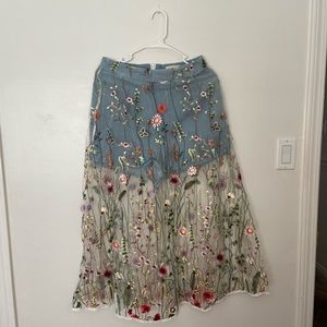 🌸🌼🌷Viian Floral Whimsical Skirt
